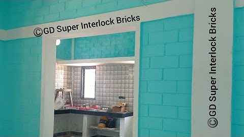 Low Budget Interlock Brick House | Interlock brick house in Pollachi | #interlockbricks #youtube