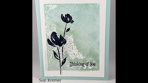 Create Backgrounds with Ink Pads and Acrylic Blocks