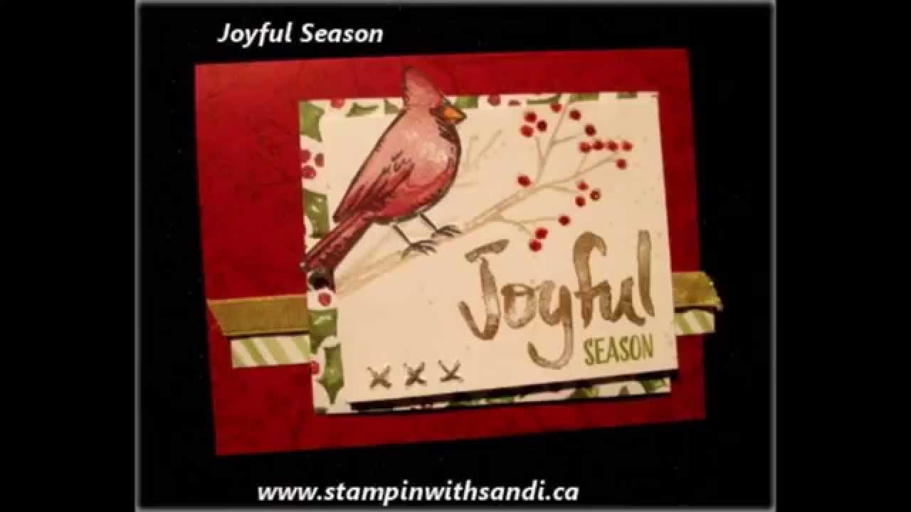 Stampin up Stamps Joyful Season. Gallery#1 Quick & Easy Cards
