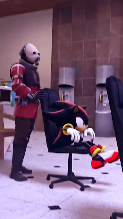 Tails Knocks Shadow Off His Chair [SFM Fails]