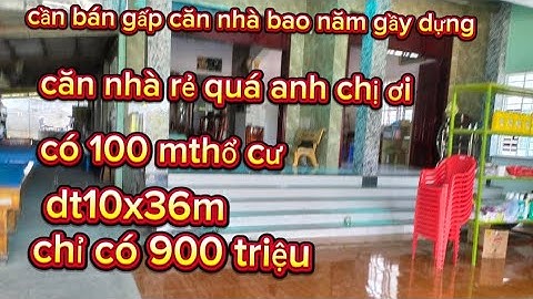 MS1938♥️ bán nhà huyện gò Công Tây tỉnh tiền Giang dt10x36m chỉ có 900 triệu#0386725208#