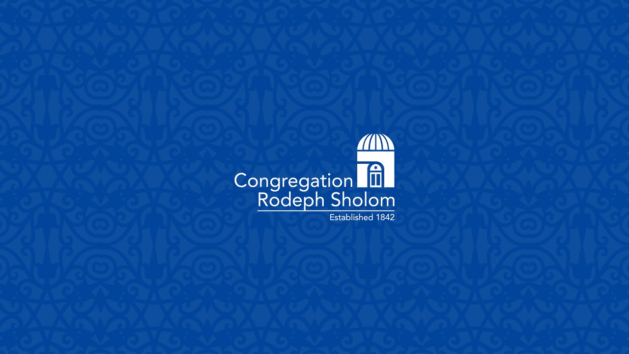 Congregation Rodeph Sholom Livestream