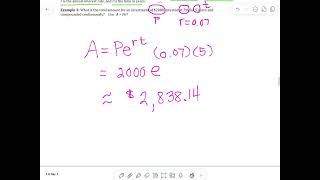 Using the Pert formula to find the total amount for an investment