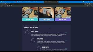 Blog Layout Using HTML, CSS Only | UI Design | Full Responsive