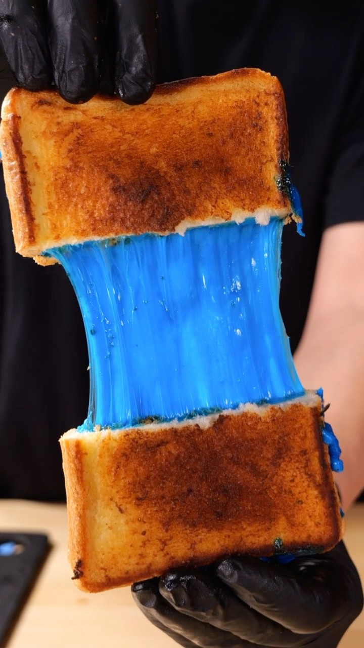 Dodgers Blue Prime Grilled Cheese Sandwich ?? Recipe inspired by @Chef__Tyler