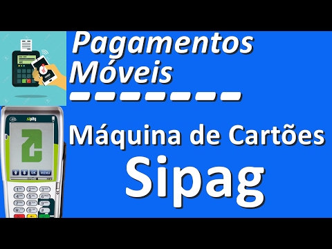 Sipag Máquina de Cartões (Sicoob - Bancoob) Cooperativa - #PagamentosMóveis