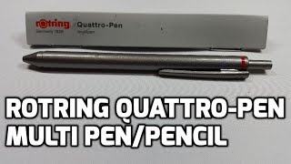 Likeur Tranen Onschuldig rOtring Quattro-Pen Multi Pen/Pencil Unboxing and Review - YouTube