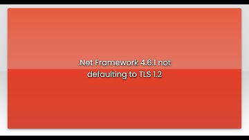 .Net Framework 4.6.1 not defaulting to TLS 1.2