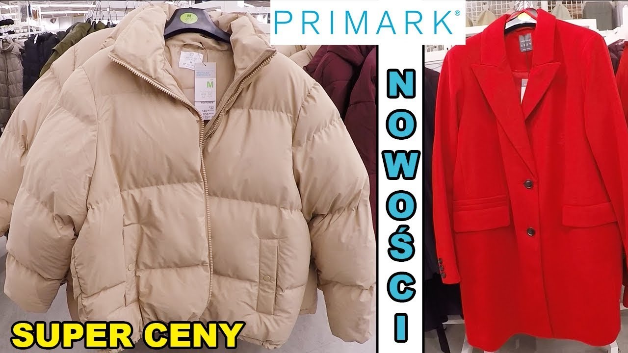 PRIMARK - PIĘKNE UBRANIA NA ZIMĘ W SUPER CENACH - KURTKI | PŁASZCZE