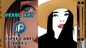 VEXEL ART WORKFLOW | (EYES & LIPS) | @ibisPaint| PART I