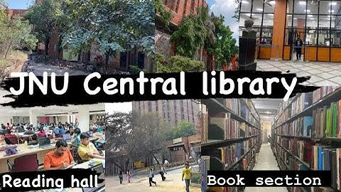 Jnu central library | Dr. B. R. Ambedkar Central Library| JNU, New Delhi