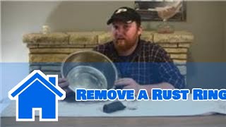 Rust Removal : How to Remove a Rust Ring