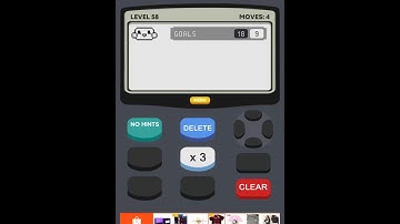 Calculator 2 The Game Level 58 Solution