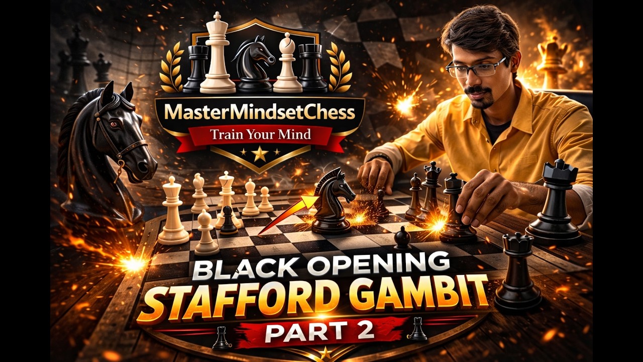 🔥 డెడ్లీ చెస్ ట్రాప్ 😈 | Stafford Gambit Part 2 ♟️ఇంకా dangerous killer traps తో వచ్చేసింది Part 2!⚡