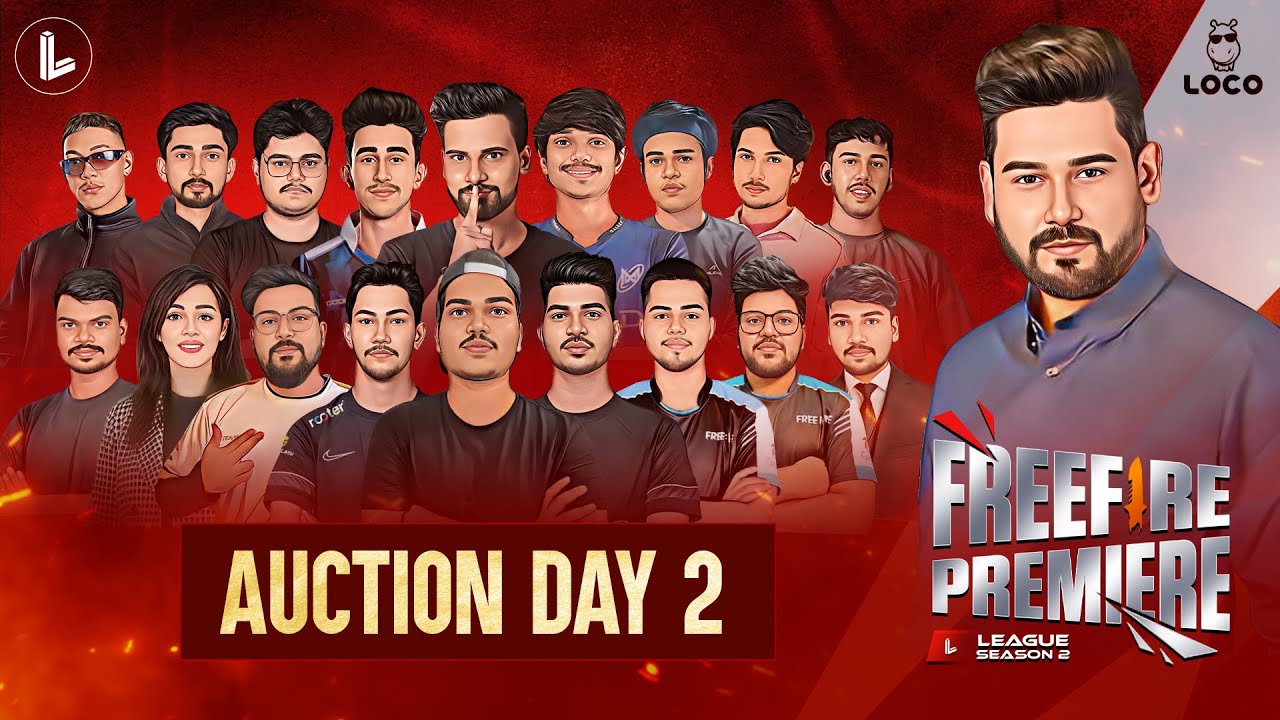 Freefire Premiere League Auction | Season 2 | Day 2 ​