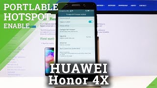 كيفية تمكين نقطة الاتصال المحمولة في Huawei Honor 4X - نقطة الوصول إلى الشبكة