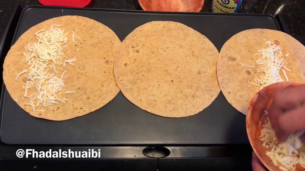 كاسديا دجاج أو تشكن كاسيديا  بطريقة ( فهد الشعيبي ، كلن بتوقيته )