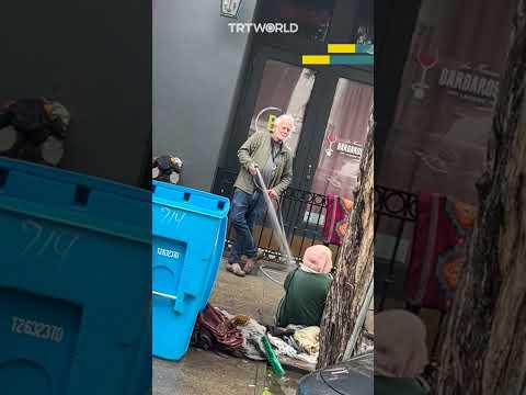 San Francisco Art Gallery Owner Sprays Water At Homeless Woman