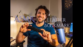 ASMR SOFTSPOKEN LEATHERCRAFT:  Making a bookmark for an awesome supporter! screenshot 4