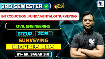 Surveying 1 || civil engineering || Polytechnic 3rd semester || Introduction chapter-1 Lec-1