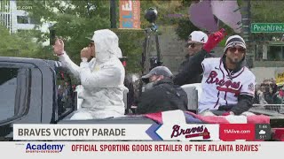 Fun moments from Braves victory parade