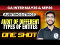 CA Inter Audit | Audit of Different Types of Entities |Revision| CA Inter May26 &amp; Sep26 | CA Hemant