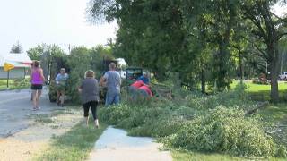 Fairbank community comes together to clean up storm damage