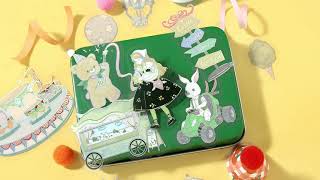 クリアシール】箔押し 乙女の遊園地 全4種類 - BGM ONLINE SHOP