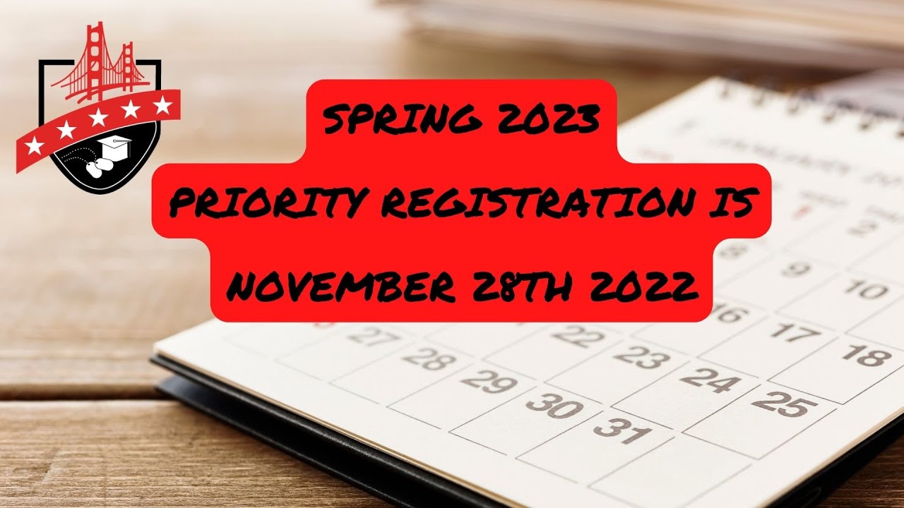 CCSF VRC Spring 2023 Priority Registration YouTube