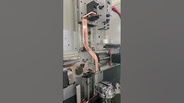 #copperbusbar Busbar Bending & Punching for EV, ESS & Data Centers ⚡ #Shorts