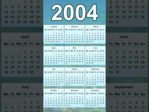 2004 Calendar 