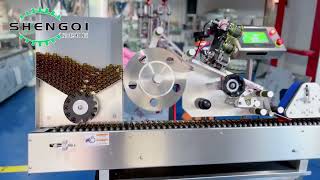 口服液试管安瓿瓶圆周贴标机Oral liquid test tube ampoule circumferential labeling machine