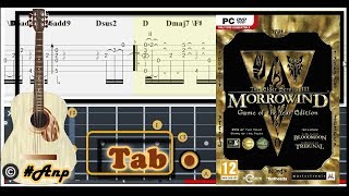 Guitar Tab - Call of Magic (The Elder Scrolls III: Morrowind) OST Fingerstyle Tutorial #Anp screenshot 4