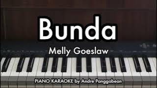 Bunda - Melly Goeslaw (2025) | Piano Karaoke by Andre Panggabean