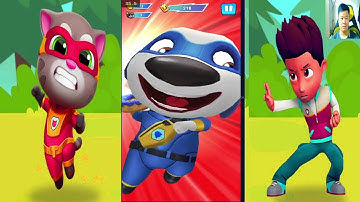 Talking Tom Hero Dash Walkthrough Gameplay Part #4  - Super Tom (iOS, Android)