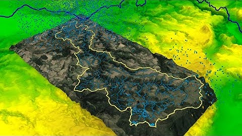 Müglitz Catchment, Germany - Virtual Geographic Environment