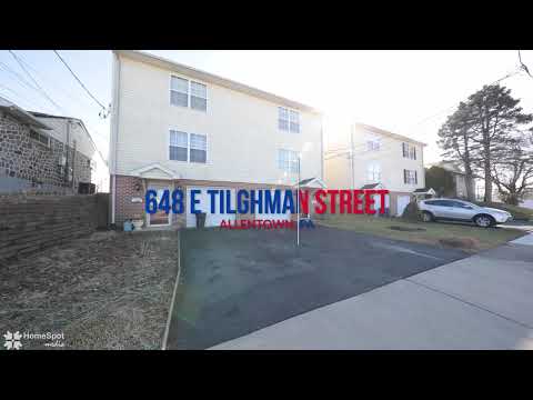 648 E Tilghman St, Allentown, PA home video tour