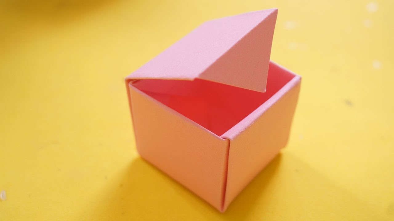 Cách Làm Hộp Quà Bằng Giấy Cực Dễ - Cách Gấp Hộp Quà Đơn Giản Gấp Giấy  Origami -Hộp Bằng Giấy A4 - Youtube