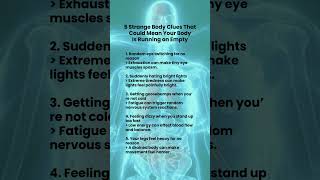 Your body gives warning signs before it completely crashes. ⚠️