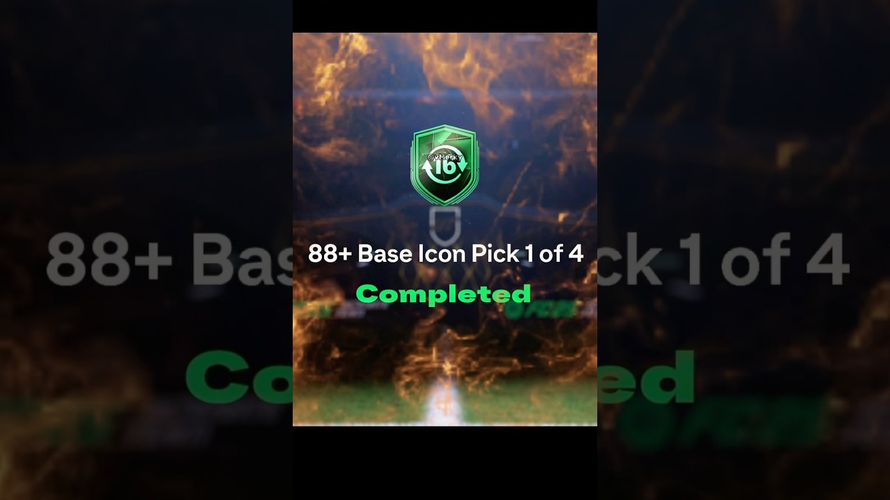 1 of 4 88+ ICON PLAYER PICK😳 