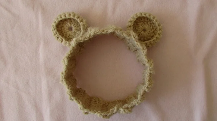 Easy Crochet Tutorial: Teddy Bear Headband for Beginners