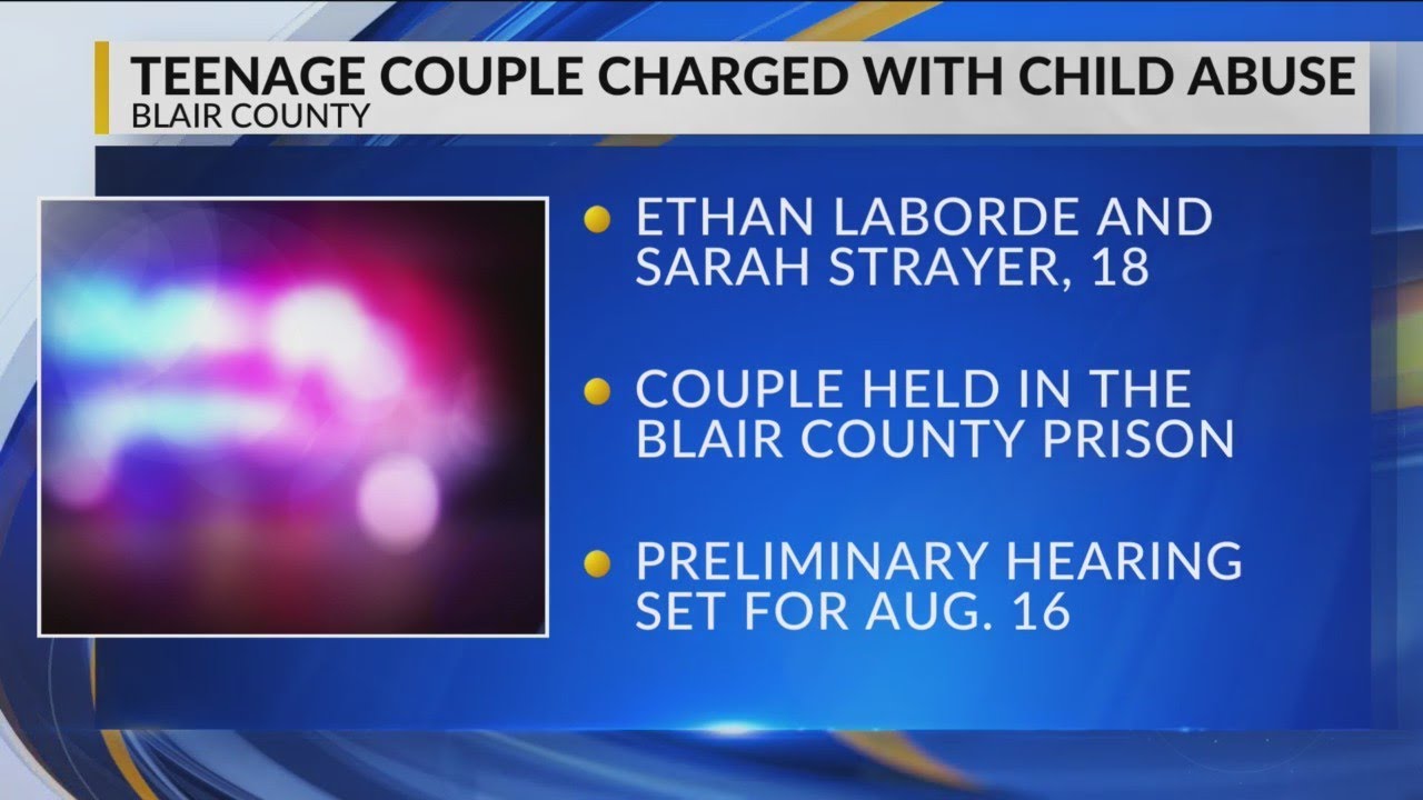 Teenage couple charged with child abuse - YouTube