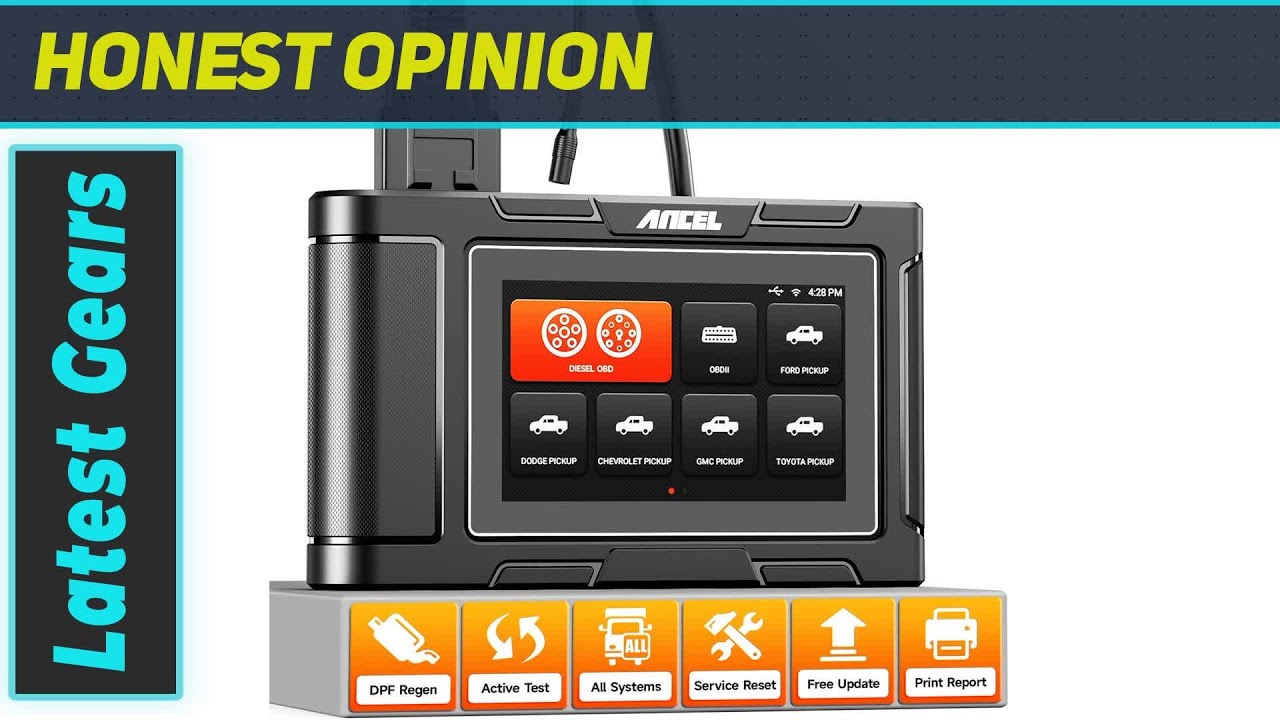 Powerful Diesel OBD2 Scanner for Trucks! ANCEL HD3500 Review