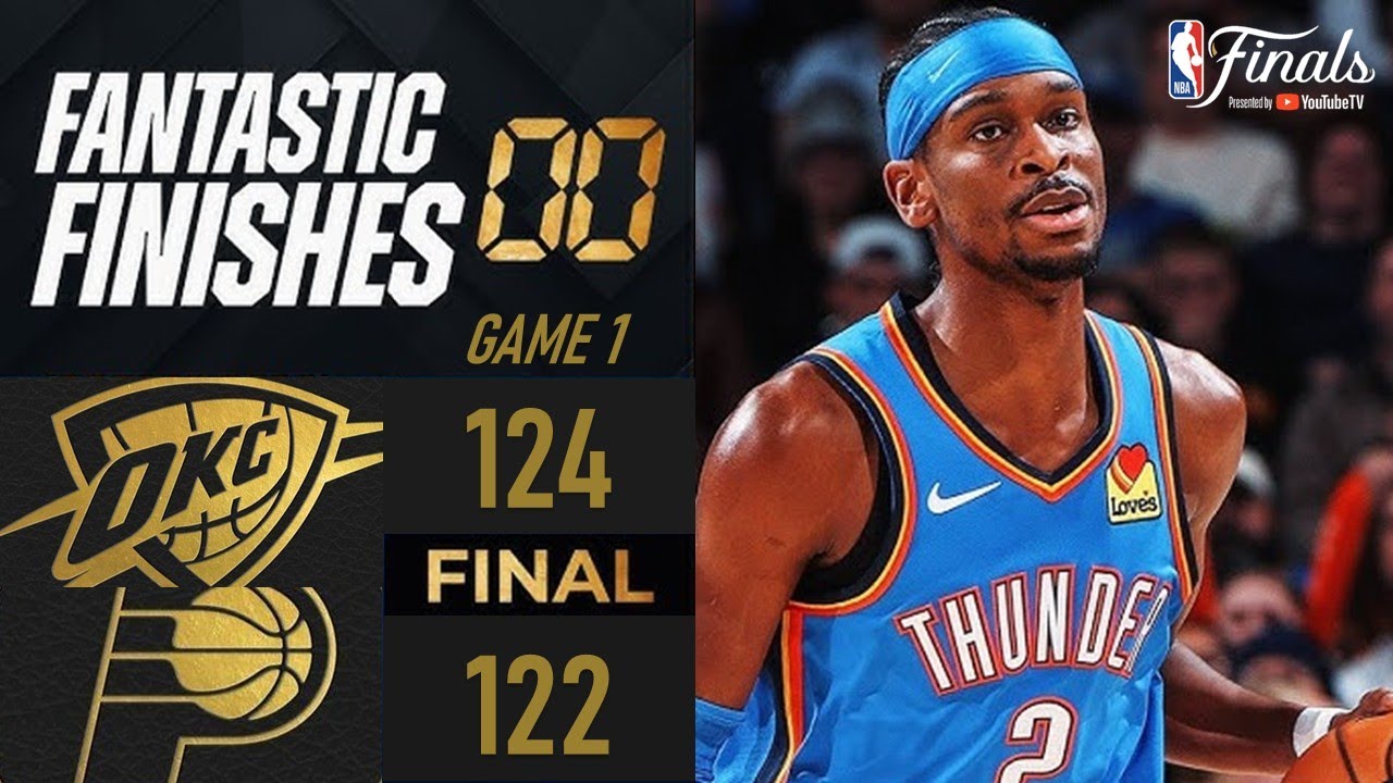 BUZZER-BEATER 4TH QTR ENDING GAME 1 Thunder vs Pacers | June