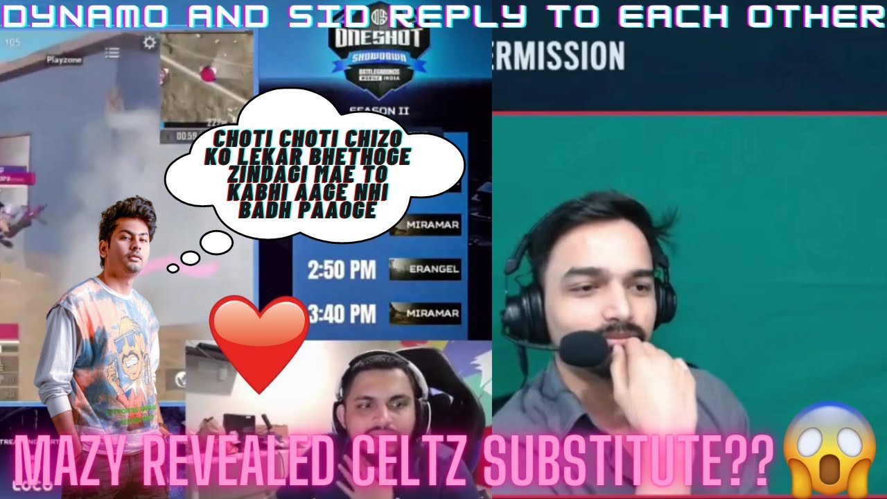 SID appreciates Dynamo💖😍 Sid on SOUL new player?🤔 Mazy revealed Celtz substitute?😮