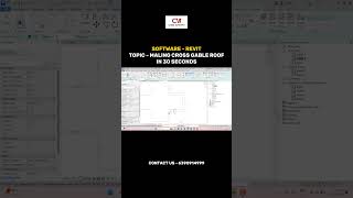 Revit Tutorial | Create a Cross Gable Roof in Revit in 30 Seconds