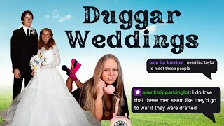 judging Duggar Weddings 🚩👰🏼‍♀️⛪️😘❌📸