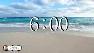 Beach Timer with Ocean Sounds - 6 Minutes