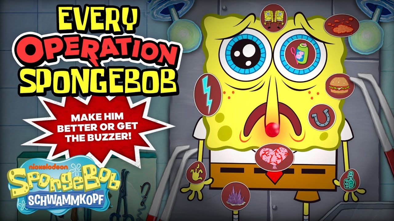 SpongeBob | Mega-Compilation „Operation“ SpongeBob – über 3 Stunden! | SpongeBob Schwammkopf