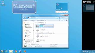 Tiles - Dragging Windows